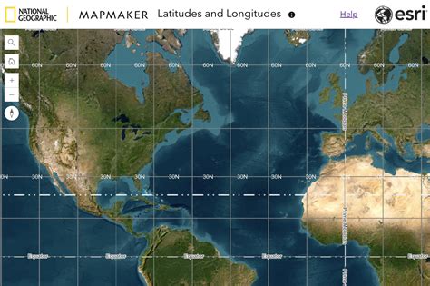 MapMaker: Latitude and Longitude .